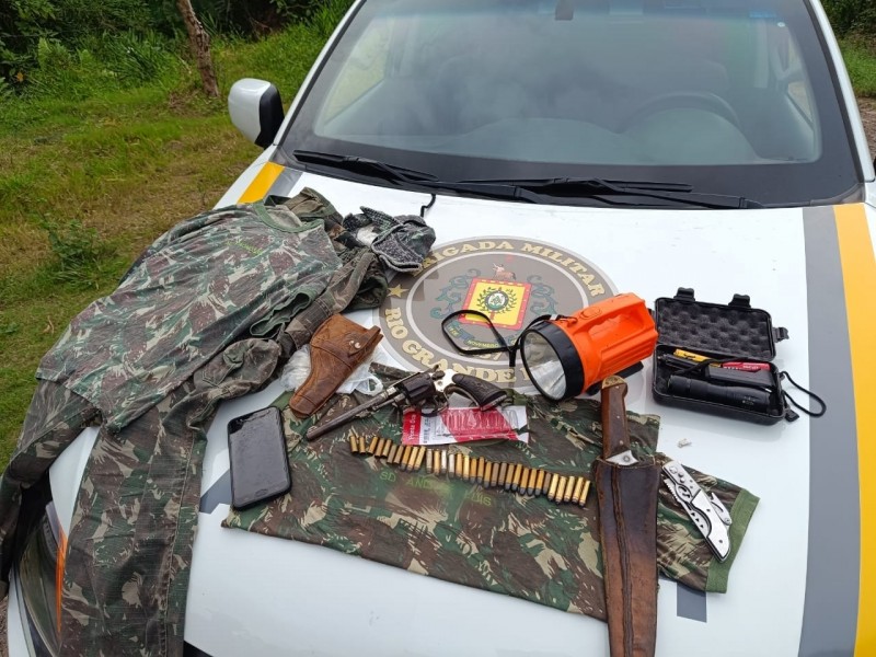 Brigada Militar Prende Homem Por Porte Ilegal De Arma De Fogo No