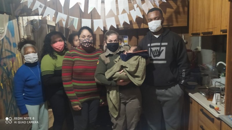 Policial militar de Rio Pardo salva bebê de dois meses pelo telefone