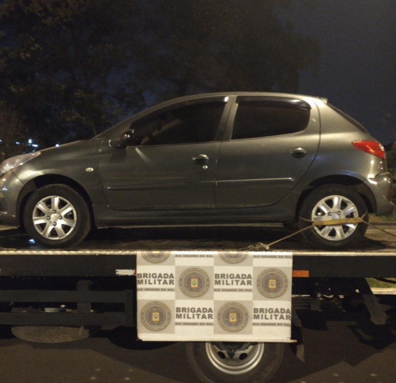 carro apreendido