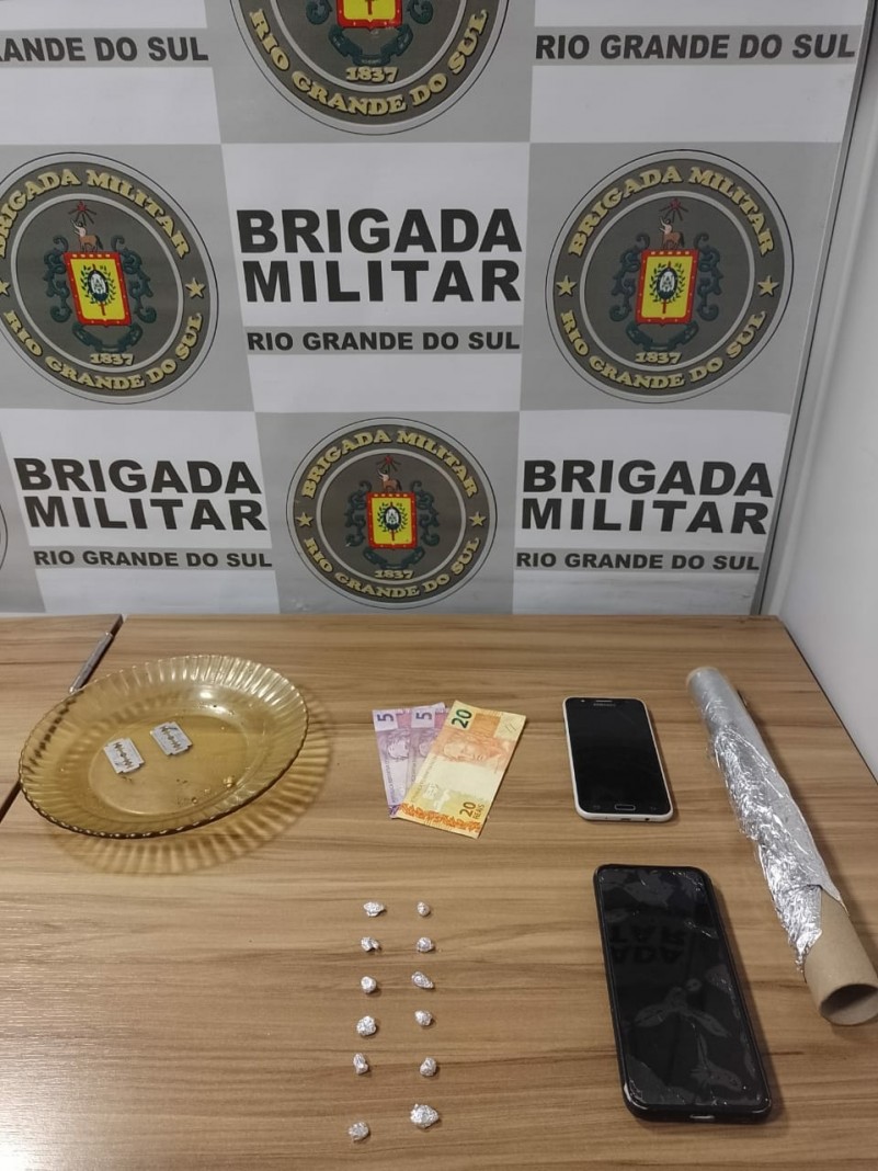 BM de Venâncio Aires prende dupla por tráfico e posse de drogas