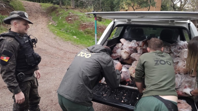 3º BABM de Taquara Op Segurança Alimentar Apreensão de 2,3 Toneladas