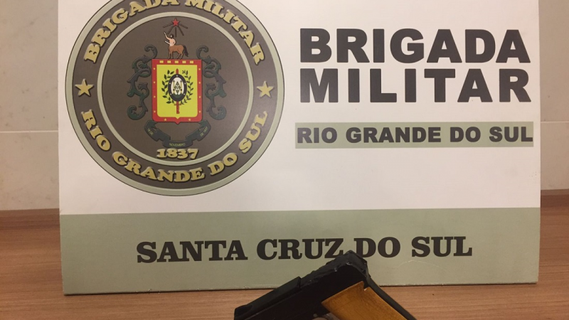 Prisão por porte ilegal de arma em Santa Cruz do Sul