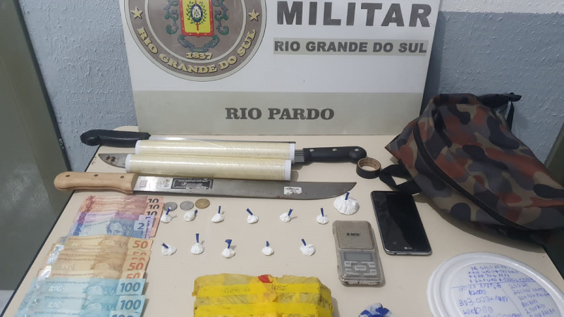 Prisão por tráfico de drogas em Rio Pardo