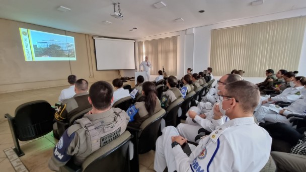 Departamento de Saúde da Brigada Militar realiza palestra sobre Prevenção ao Câncer Bucal