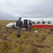 BM apoia resgate em acidente de aeronave