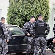 Cumprimento de um dos mandados na cidade de Canoas