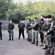 Reunião antes do cumprimento dos mandados 15º BPM - Canoas