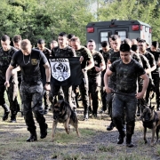 Instrução do Canil do 15º BPM para Alunos do Estágio de Adestramento e Emprego de Cães de Guerra do 3º BPE 6