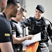 Instrução do Canil do 15º BPM para Alunos do Estágio de Adestramento e Emprego de Cães de Guerra do 3º BPE 8