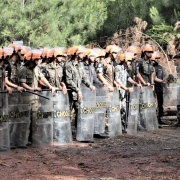 Instrução do Canil do 15º BPM para Alunos do Estágio de Adestramento e Emprego de Cães de Guerra do 3º BPE 10