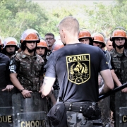 Instrução do Canil do 15º BPM para Alunos do Estágio de Adestramento e Emprego de Cães de Guerra do 3º BPE 11