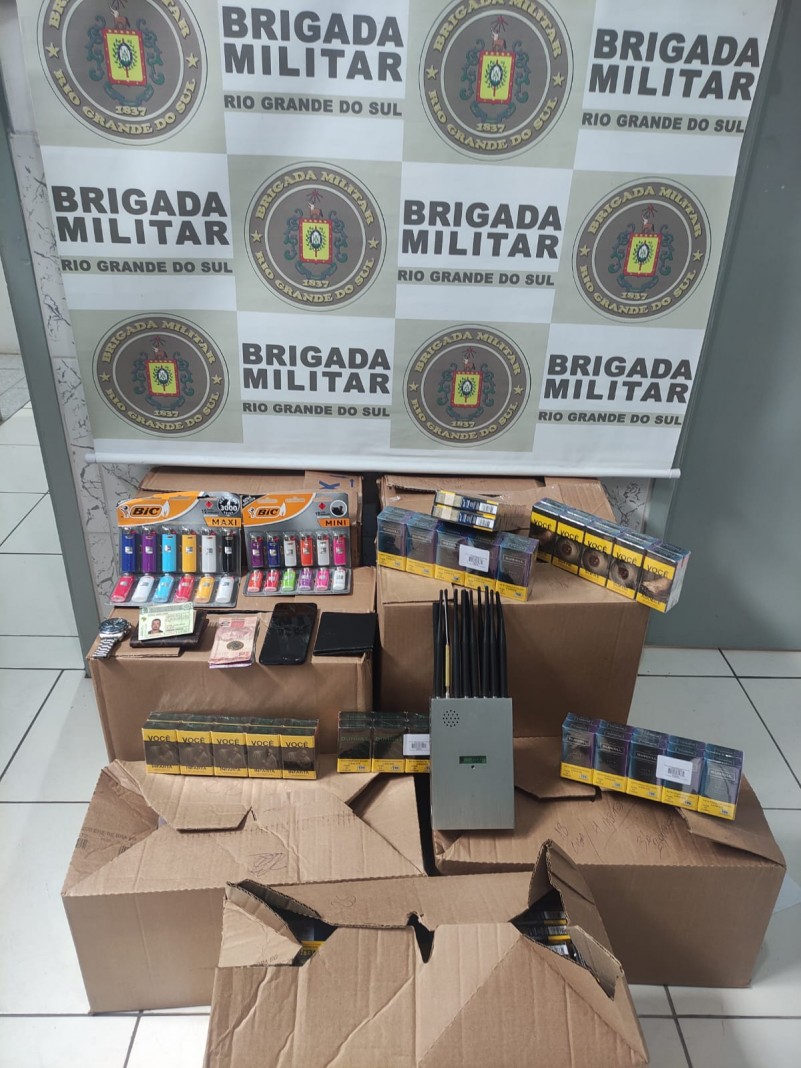 BM de Portão prende homem e recupera carga de cigarros
