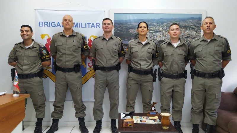 25º BPM recebe dois novos capitães