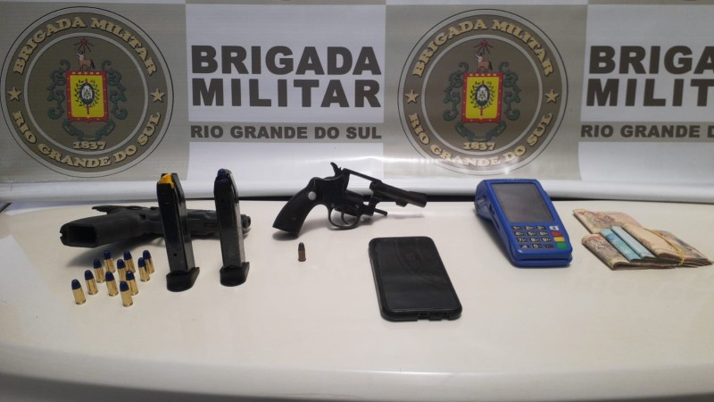 materialidade da prisão por porte ilegal de arma de fogo em Glorinha