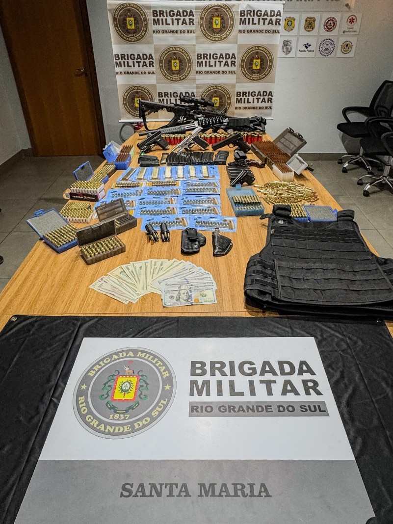 Brigada Militar efetua pris&atilde;o por posse ou porte ilegal de arma de fogo de uso proibido